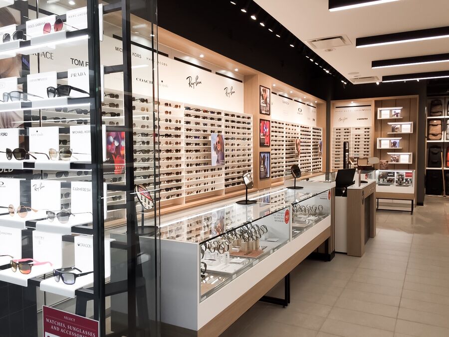 Completed retail interior construction by Construction by Mirage Las Vegas serving diverse industries