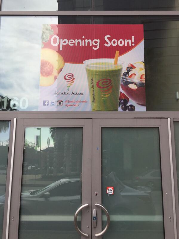Jamba Juice restaurant construction project by Construction by Mirage Las Vegas general contractor