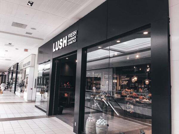 Lush Fresh Handmade Cosmetics retail store construction project by Construction by Mirage Las Vegas general contractor